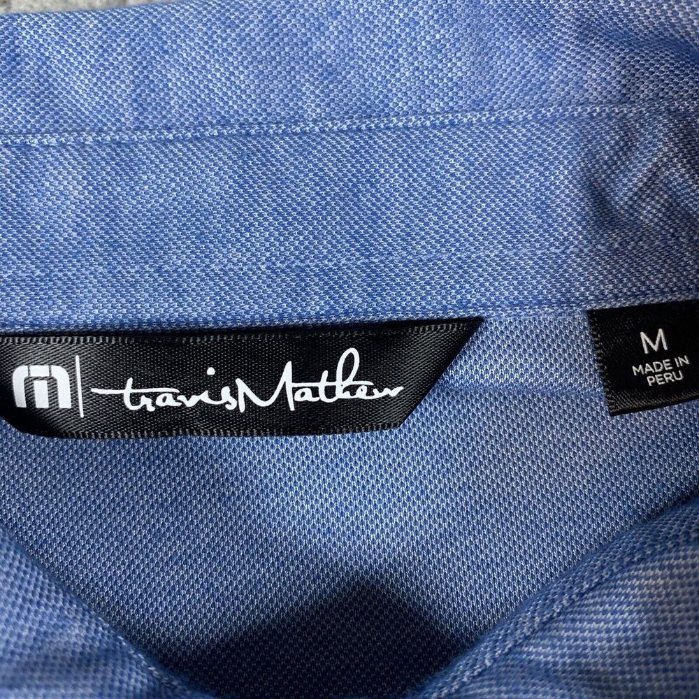 Pittsburgh Penguins Travis Mathew Mens Polo Shirt‎ Medium Blue - Picture 4 of 8